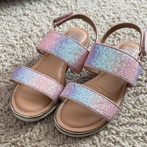 DV by Dolce Vita Sparkling Pink and Blue Kids Sandals